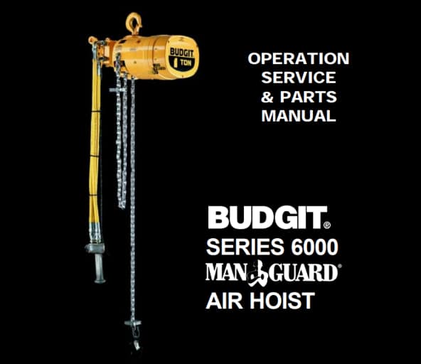 Budgit Series 6000 Service Manual